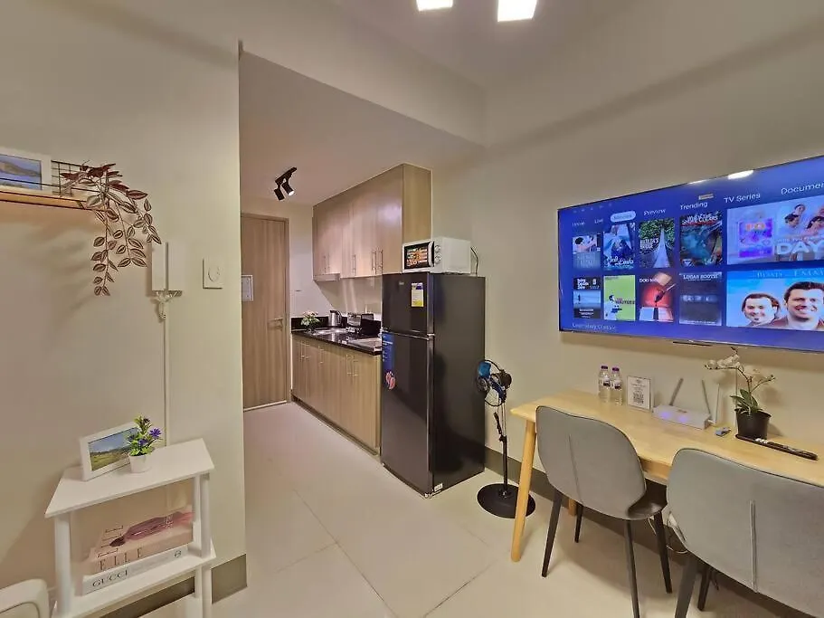 아파트 1Br Unit Condotel W Balcony Fame Residences #Fm62 마닐라